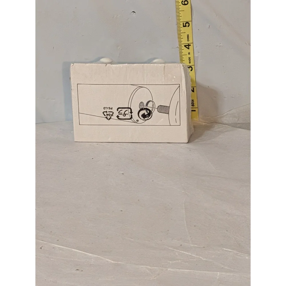 IKEA Blast Curtain‎ Rod End Set of 2 White